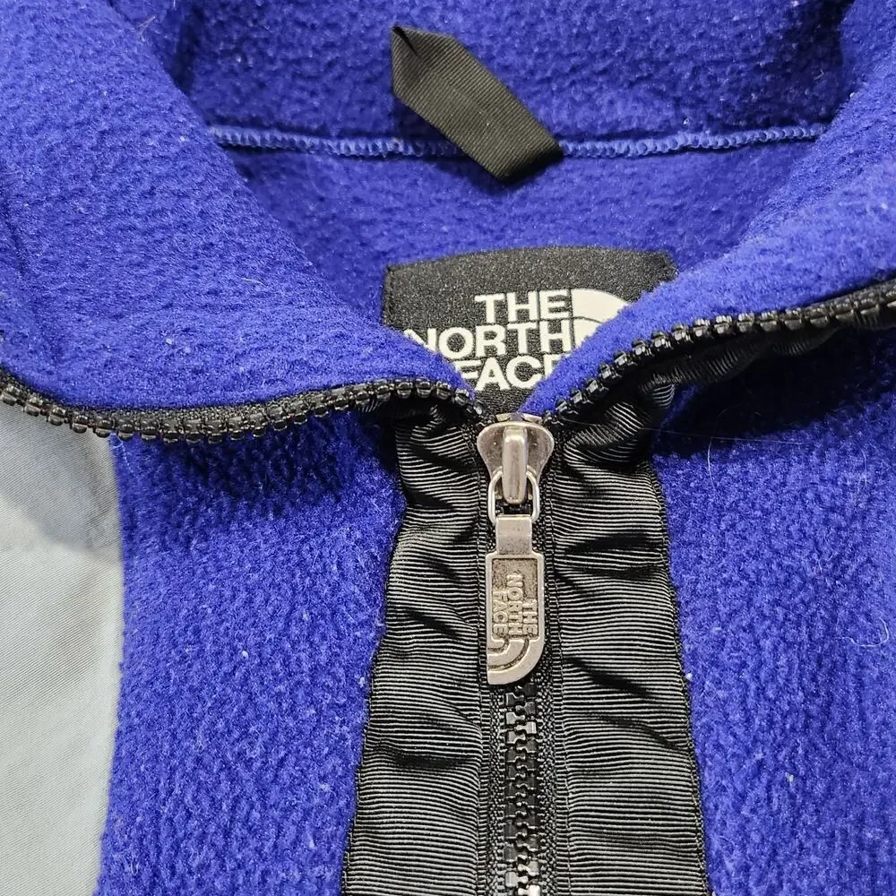 VTG 90s The North Face TNF Mens S Small Fleece‎ Full Zip Vest Jacket USA Made
